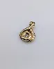 pendentif or centré d'un diamant d'environ 0,04ct or 750 millième (18 ct) 1,19g
