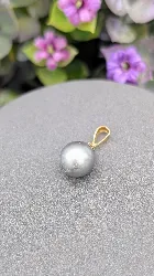 pendentif or perle tahiti forme poire or 750 millième (18 ct) 1,19g