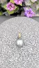pendentif or perle tahiti forme poire or 750 millième (18 ct) 1,19g
