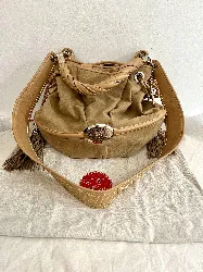 sac à main lancel brigitte bardot daim