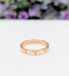 bague alliance mauboussin "amour de ma vie" en or rose or 750 millième (18 ct) 3,43g