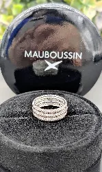 bague mauboussin le premier jour en or blanc or 750 millième (18 ct) 4,45g