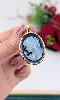 pendentif camée profile femme sur l'onyx or 750 millième (18 ct) 6,49g