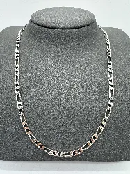 chaîne argent maille figaro argent 925 millième (22 ct) 17,12g