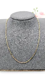 chaîne maille forçat en or or 750 millième (18 ct) 4,55g