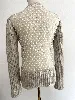 gilet femme see by chloé en laine et le dos en dentelle
