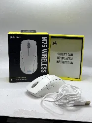 souris gamer sans fil corsair m75 wireless rgb blanche