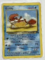 carte pokémon krabby 51/62 fr