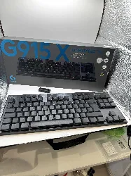 clavier gaming sans fil ultra - plat azerty logitech g915 x lightspeed tkl tactile noir