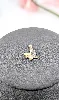 pendentif papillon en or orné de strass blancs or 750 millième (18 ct) 0,48g