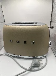 smeg 50's style tsf01chmeu - grille - pain - 2 tranche - 2 emplacements - or