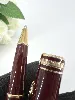 stylo rollerball montblanc meisterstuck legrand mauve et doré