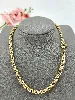31220145 collier en maille singapour en acier doré