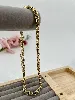 31220145 collier en maille singapour en acier doré