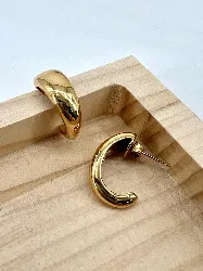 3603409 boucles d'oreilles créoles crochet en acier doré