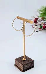 boucles d'oreilles créoles lisse en or or 375 millième (9 ct) 0,87g