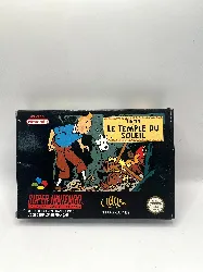 jeu snes tintin et le temple du soleil snes super nintendo