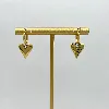boac boucles d'oreilles pendantes coeurs en acier