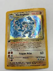 carte pokemon mackogneur 8/102 1er edition