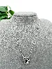 chaîne en argent avec noeud elegance et oxyde de zirconium argent 925 millième (22 ct) 2,86g