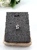 charm pandora alphabet lettre s argent 925 millième (22 ct) 2,41g