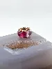 charm pandora metal en verre de murano et feuilles en or rose
