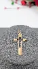 pendentif or croix motif vidé or 750 millième (18 ct) 3,96g