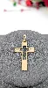 pendentif or croix motif vidé or 750 millième (18 ct) 3,96g
