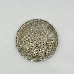 pièce 5 francs semeuse 1962 argent 835 millième 11,97g