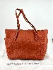 sac à main michael kors frand fourre- tout jet set en uir saffiano orange à fermenture éclair
