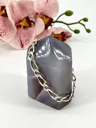 bracelet en argent maille figaro l21cm argent autre 15,45g