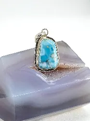 pendentif en argent avec larimar argent autre 9,43 g