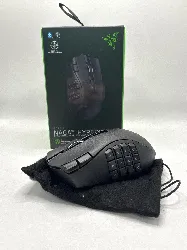 razer naga v2 hyperspeed - souris - ergonomique - pour droitiers - optique - 21 boutons - sans fil - bluetooth, 2.4 ghz - récepteu