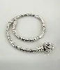 bracelet pandora maille serpent fermoir rose argent 925 millième (22 ct) 13,99g