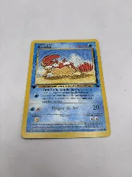 carte pokemon krabby 1er edition