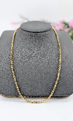 chaîne grosse maille jasron or 750 millième (18 ct) 17,01g