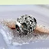 charm en argent scintillant incolore et oxydes de zirconium argent 925 millième (22 ct) 2,28 g