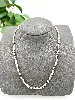 collier en argent maillon bille fine  argent 925 millième (22 ct) 9,44g
