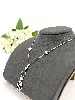 collier maille forçat losange pendentif ronds et coeurs  argent 925 millième (22 ct) 5,27g