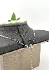 collier maille forçat losange pendentif ronds et coeurs  argent 925 millième (22 ct) 5,27g