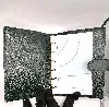 couverture agenda / porte cartes louis vuitton pm taiga en cuir vert