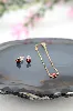 demie parure bracelet et boucles d'oreilles coccinelles or 375 millième (9 ct) 0,76g