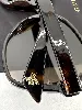 lunettes de soleil gucci gg0092s oversize femme monture écaille verres marron dégradés