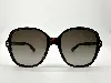 lunettes de soleil gucci gg0092s oversize femme monture écaille verres marron dégradés