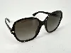 lunettes de soleil gucci gg0092s oversize femme monture écaille verres marron dégradés