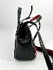 sac lancel cuir noir blanc rouge