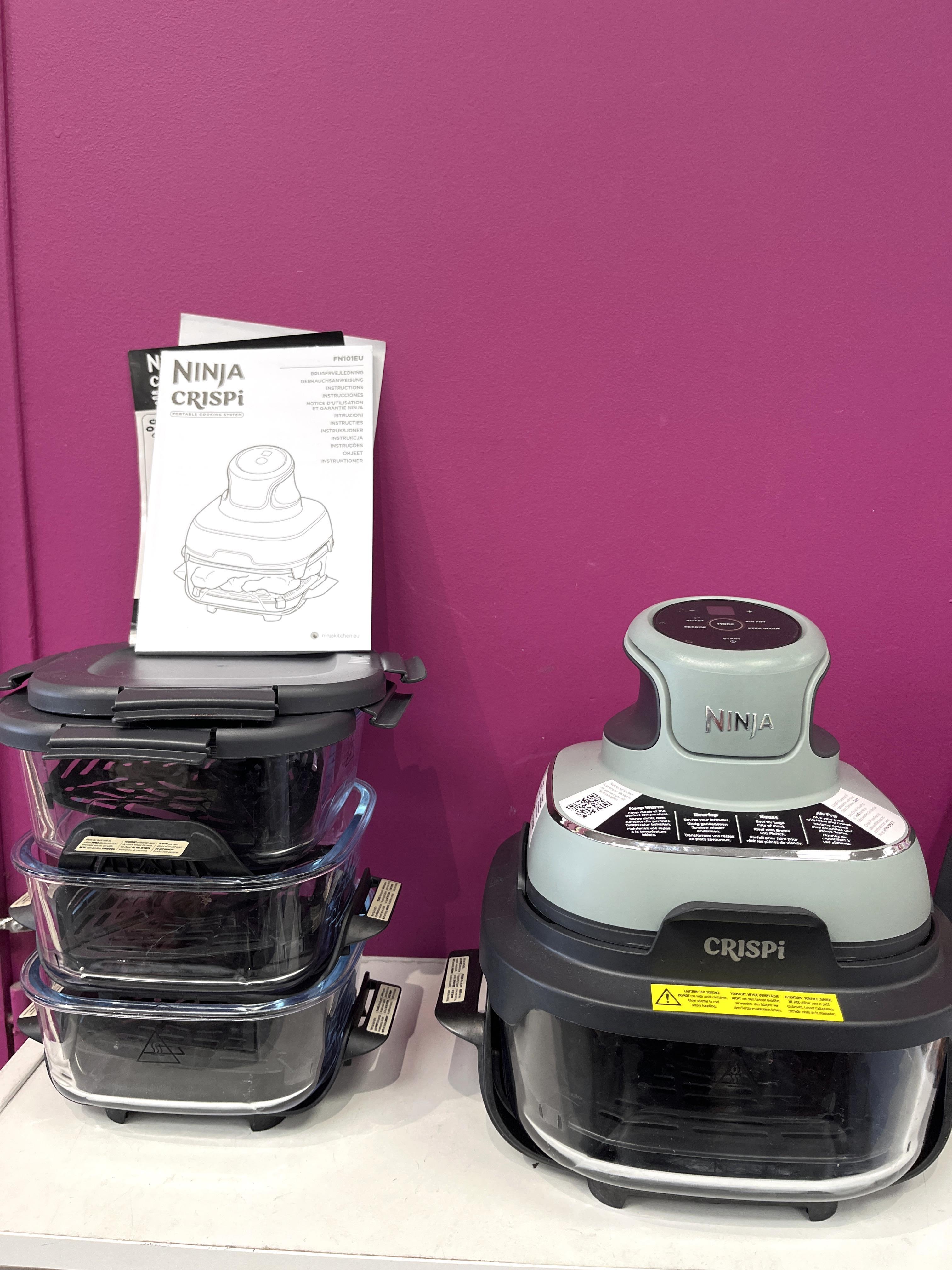 Air Fryer modulaire en verre Ninja CRISPi Sauge avec 4 récipients