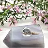 bague argent pierre bleue rectangle argent autre 7,45g