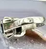 bague argent pierre bleue rectangle argent autre 7,45g
