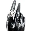 bague en argent mortif floral t55 argent 925 millième (22 ct) 6,32g